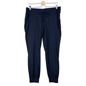 Lululemon Black Ready To Rulu Jogger Pants Full Length Size 14 Workout Active